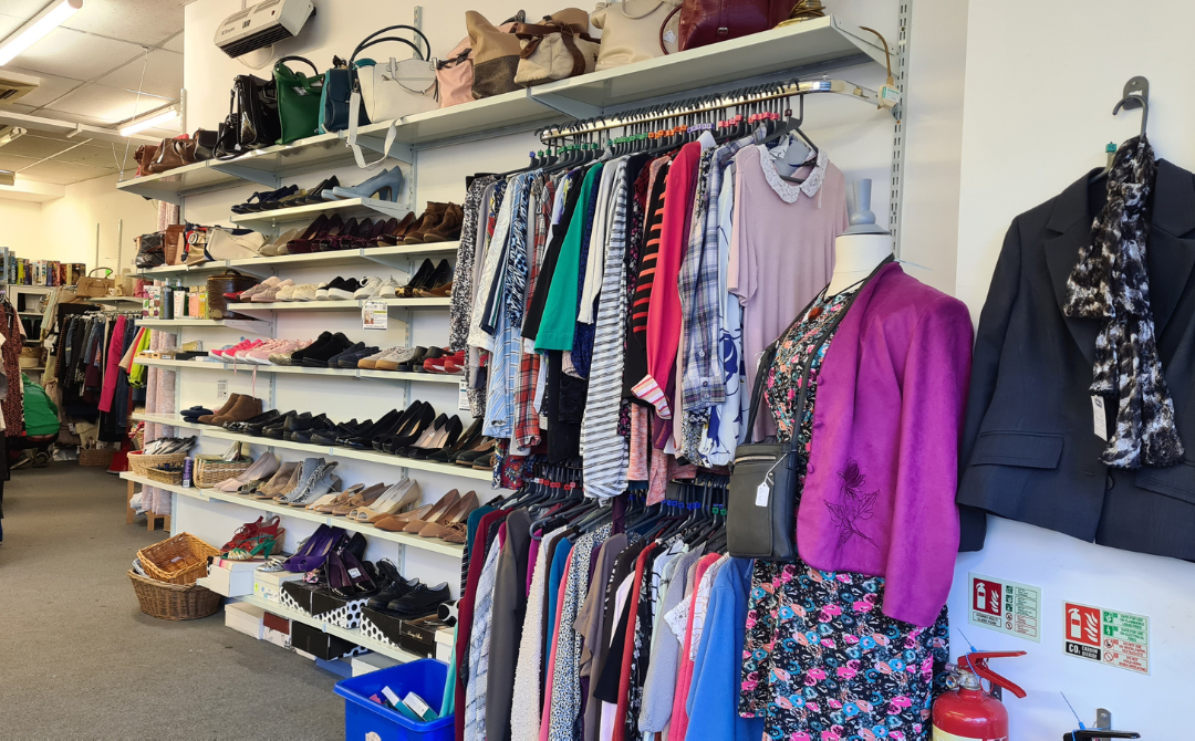 Charity shop donations
